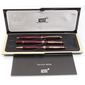MONTBLANC -TRITTICO- N.2 Penne a Sfera, n.1 Penna Roller. Co...