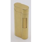 CARTIER -Lighter- laminated gold body with vert striations...