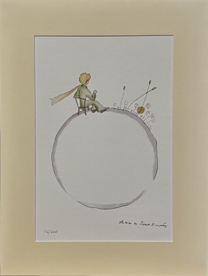 Antoine de Saint-Exupéry (1900 - 1944), Mały Książę ogląda zachód słońca, 2023 (1943)
