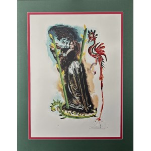 Salvador DALI (1904-1989), Dva býci z tarotového cyklu, 1978