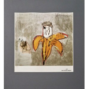 Jean-Michel BASQUIAT (1960 - 1988), Andy Warhol jako banan