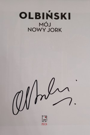 Rafal Olbinski, Album 'My New York' 336 pp, author's signature