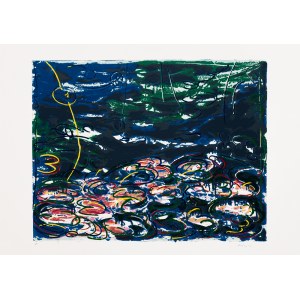 MARIO SCHIFANO, Gigli d'acqua, MARIO SCHIFANO, Gigli d'acqua
