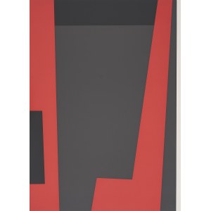 GIANCARLO BULLI, Senza titolo (fondo rosso), GIANCARLO BULLI, Senza titolo (fondo rosso)