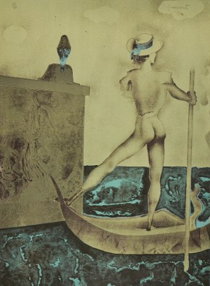CARLO GUARIENTI, Akt (łódź)