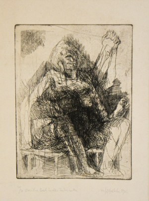 ALFRED HRDLICKA, Martha Beck in der Todeszelle