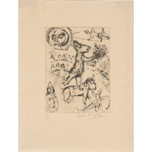 MARC CHAGALL, Le petit âne equilibriste (Malý ekvilibrista)