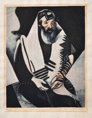 MARC CHAGALL, Żyd na modlitwie, czyli rabin z Witebska