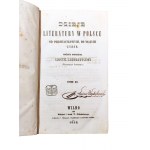 Władysław Syrokomla - Histoire de la littérature en Pologne (Volumes I &amp; II), 1850-1852