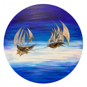 Mariola Świgulska, voiliers volants, 2022