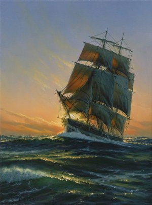 Marek Rużyk, Sunset in sails, 2024