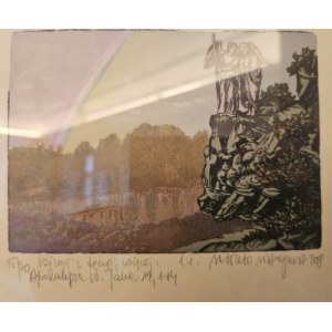 Vygotsky Warzywoda, Landscape with rainbow, more: the Apocalypse of St. John.
