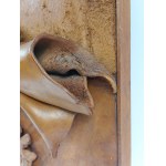 Tadeusz Kobak (1927 - 2015), Bas-relief - leather form - penetration