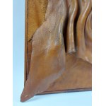 Tadeusz Kobak (1927 - 2015), Bas-relief - leather form - penetration