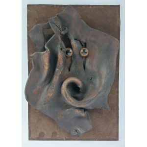 Tadeusz Kobak (1927 - 2015), Płaskorzeźba - forma skórzana - słoń