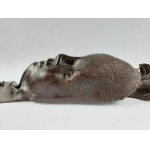 Tadeusz Kobak (1927 - 2015), Forma przestrzenna, skóra naturalna, Kobieta - Masajka?