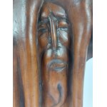 Tadeusz Kobak (1927 - 2015), Cross with spatial form - image of Jesus Christ