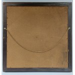 Tadeusz Kobak (1927 - 2015), Leather relief Vertical Gaze, 1985.