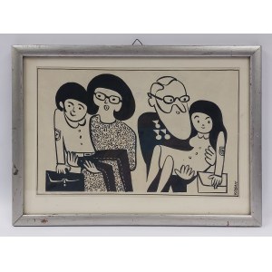 Tadeusz Kobak (1927 - 2015), Grafika - rodzina