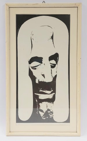 Tadeusz Kobak (1927 - 2015), Grafika - Jezus Chrystus (?), 1980 r.