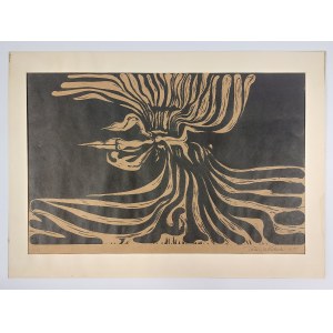 Tadeusz Kobak (1927 - 2015), Grafika - istoty, 1977 r.