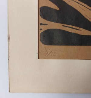 Tadeusz Kobak (1927 - 2015), Grafika - istoty, 1977 r.
