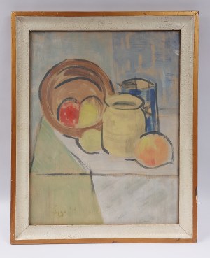 Tadeusz Kobak (1927 - 2015), Martwa natura ze słojem, 1947 r.