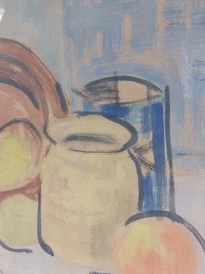 Tadeusz Kobak (1927 - 2015), Martwa natura ze słojem, 1947 r.