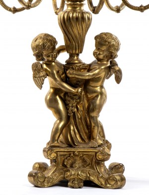 Pair of large 9-light candelabra