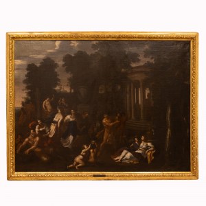Nicolas Poussin (Les Andelys, Francia, 1594 - ROMA, 1665) Ambito di, Baccanale