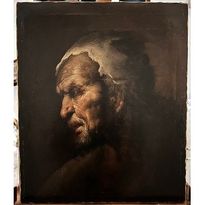 STUDIO DI TESTA CON COPRICAPO