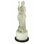 Grande scultura Neoclassica in marmo bianco statuario