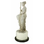 Grande scultura Neoclassica in marmo bianco statuario