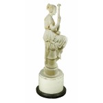Grande scultura Neoclassica in marmo bianco statuario
