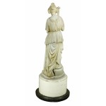 Grande scultura Neoclassica in marmo bianco statuario