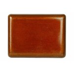 Petit plateau rectangulaire en bois doré