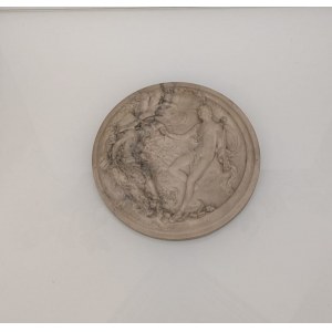 Edward William Wyon (Christchurch, 1811 - 1885), płaskorzeźba z marmuru