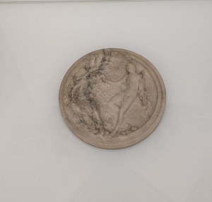 Edward William Wyon (Christchurch, 1811 - 1885), płaskorzeźba z marmuru