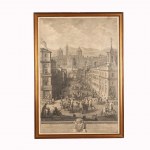 Giuseppe Vasi (Corleone, 1710 - Roma, 1782), Lotto di tre acqueforti