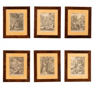 Lot de 6 plaques en creux