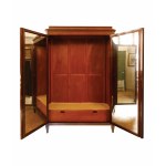 Armoire à 2 portes en laque de Chine