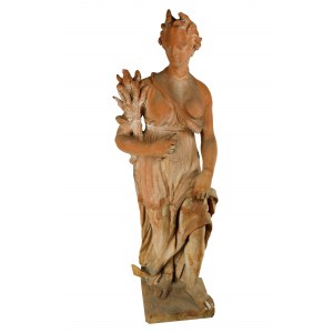 Grande Scultura  Allegoria dell'Estate  terracotta