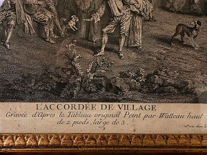 Nicolas De Larmessin (1684 - 1756), L'Accordèe de Village