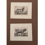 Lot of 8 engravings by Antonio Tempesta