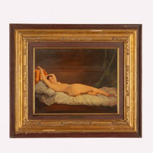 Giovanni Marchini (Forlì, 1877 - Forlì, 1946), Nudo di donna distesa