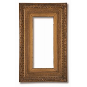 Manifattura dell'Italia centrale del XIX secolo, Bella cornice in legno dorato XIX secolo