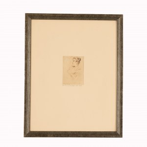 Salvatore Postiglione (Naples, 1861 - Naples, 1906), Étude pour une jeune femme