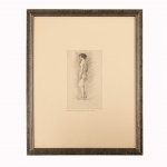 Salvatore Postiglione (Napoli, 1861 - Napoli, 1906), Studio di nudo femmininle