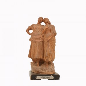 Costantino Barbella (Chieti, 1853 - Rzym, 1925), rzeźba z terakoty Harmonia