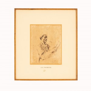 Francesco Paolo Michetti (Tocco da Casauria, 1851 - Francavilla al Mare, 1929), Autoportret